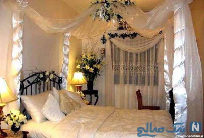 تزیین اتاق خواب عروس | ایده هایی اروپایی برای تزیین اتاق خواب عروس