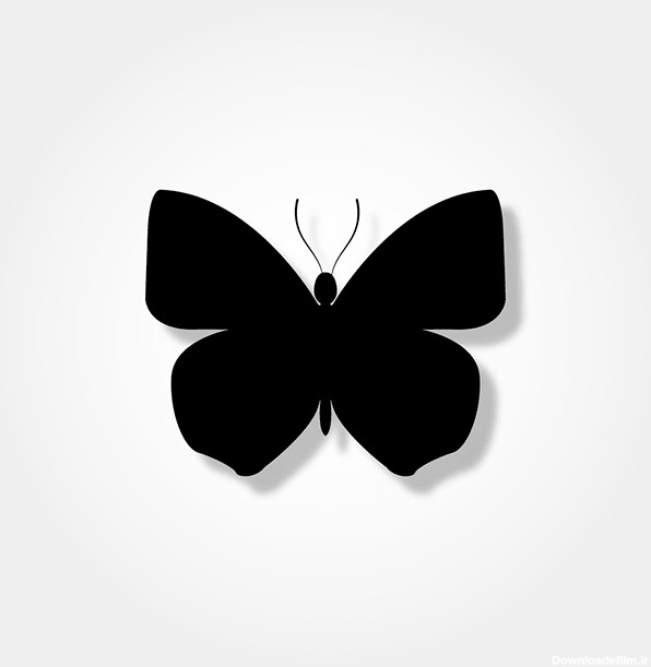 وکتور پروانه سیاه و سفید | صفحه 10 از 12 | وکتورلو
