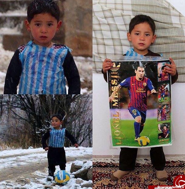 اعلام آمادگی مسی برای ملاقات با کودک افغان + عکس