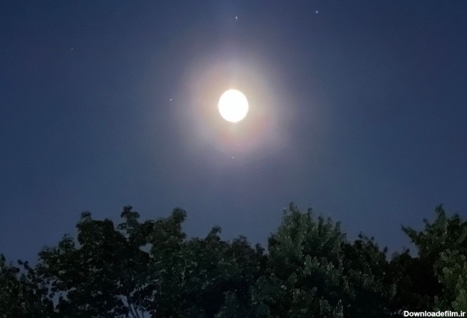 عکس از ماه با ایفون ۱۳