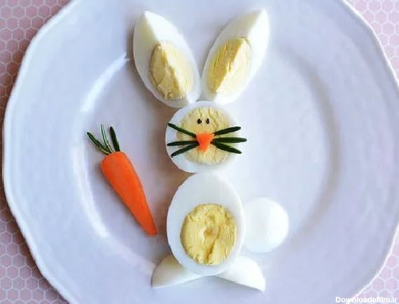 تزیین تخم مرغ + زیباترین و خلاقانه ترین ایده ها مناسب برای صبحانه ...