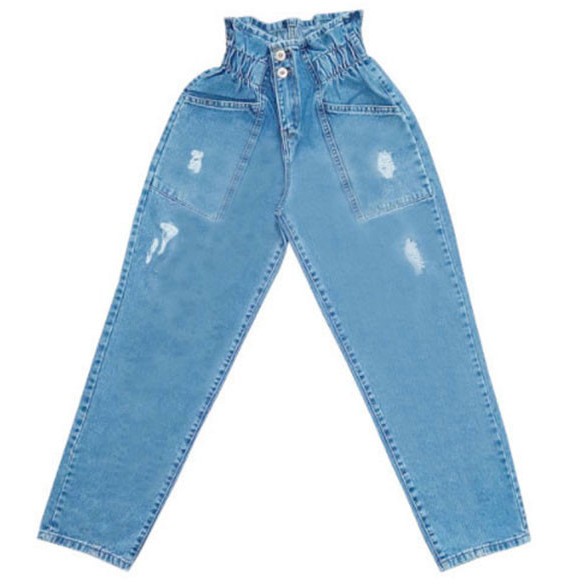 قیمت و خرید شلوار جین زنانه مدل مام استایل کد R-H