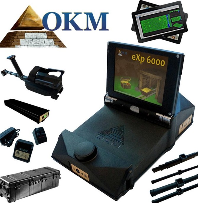 فلزیاب ای ایکس پی 6000 | فلزیاب تصویری EXP 6000 - شرکت OKM