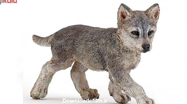 مشخصات، قیمت و خرید فیگور پاپو مدل حیوان وحشی بچه گرگ | دیجی‌کالا