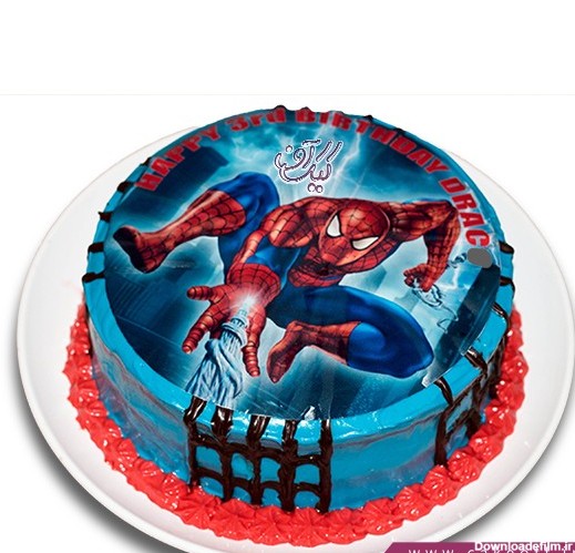 سفارش کیک تولد پسرانه - کیک مرد عنکبوتی ۱ | کیک آف