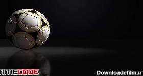 دانلود بک گراند متحرک توپ فوتبال Soccer Ball Background – تایم کد