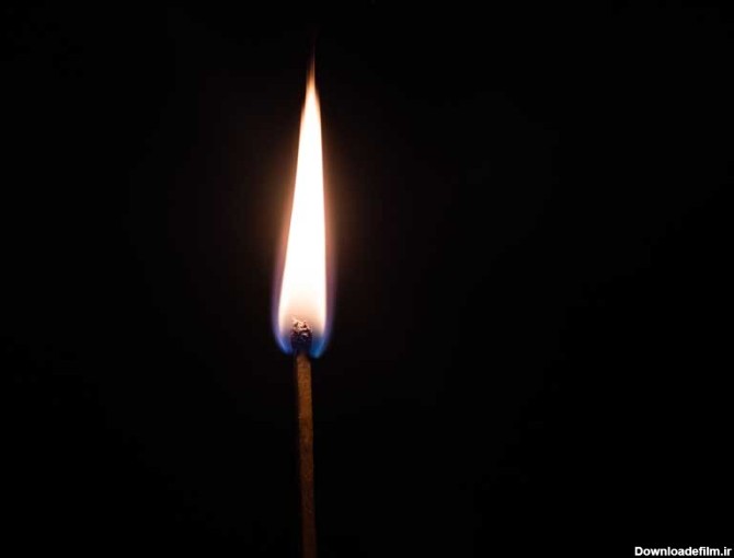 تصویر باکیفیت شعله پر نور شمع | تیک طرح مرجع گرافیک ایران