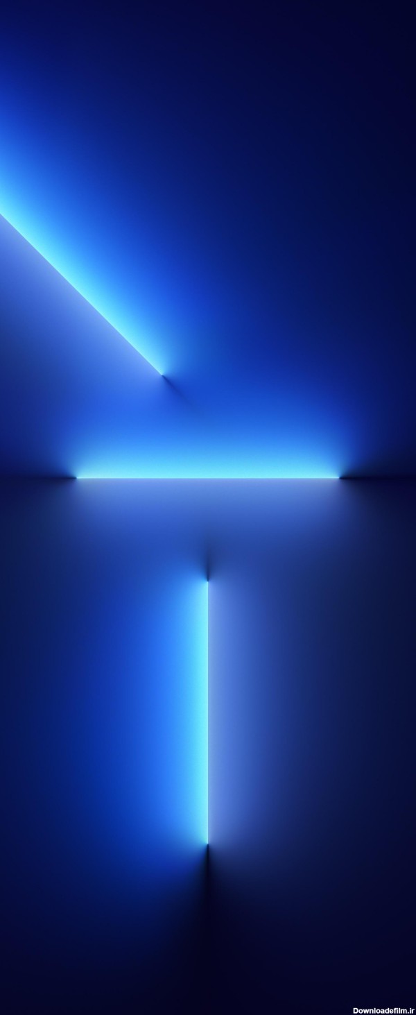 عکس زمینه iPhone آیفون 13 پرو آبی روشن پس زمینه | والپیپر گرام