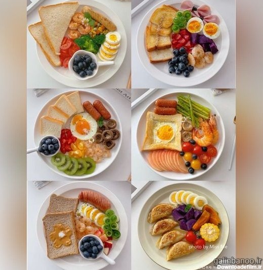 مدل تزیین صبحانه برای عروس 2023; بسیار خوشگل و خلاق - گلین بانو