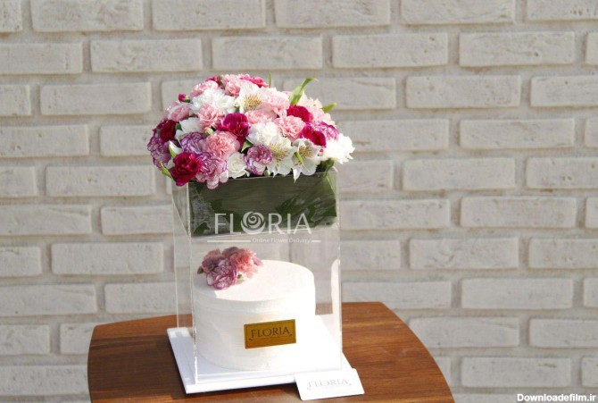 باکس گل و کیک تولد | سفارش آنلاین گل از فلوریا | ارائه دهنده سرویس ...