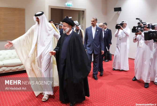 عکس/ دیدارهای رئیس جمهور در اولین روز از سفر به الجزیره