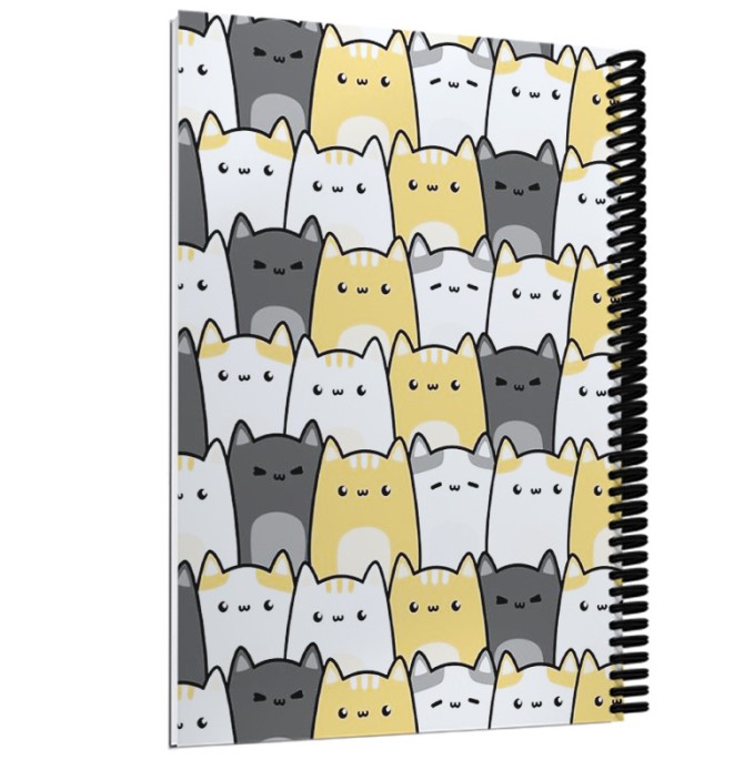 قیمت و خرید دفتر نقاشی چاپکو طرح گربه های کیوت کد B113 مدل A5