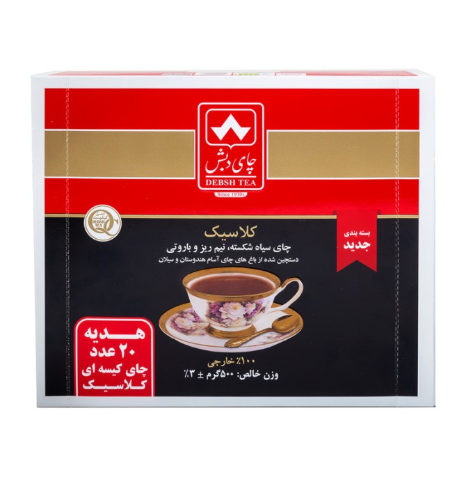 قیمت و خرید چای سیاه کلاسیک چای دبش - 500 گرم و چای کیسه ای ...