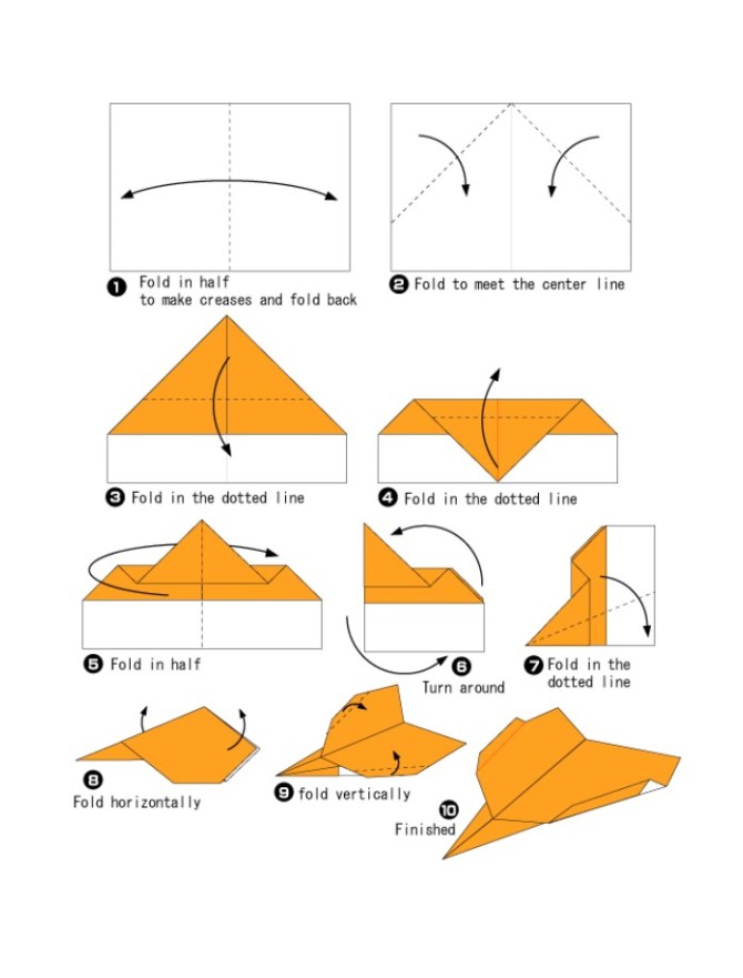 آموزش ساخت اوریگامی انواع هواپیما و موشک - Origami Plane - ماگرتا