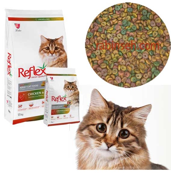 غذای خشک گربه رفلکس مولتی کالر فله ای (بسته بندی رابینسه) | رابینسه