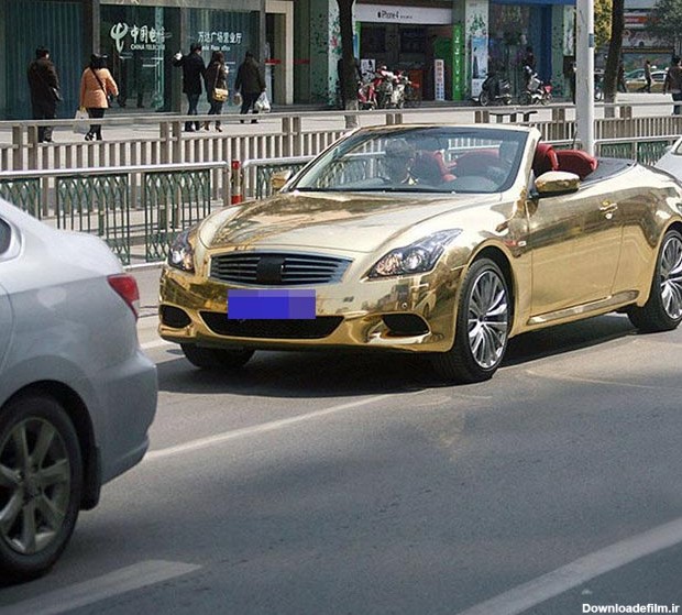 ماشینی از جنس طلا در چین! (عکس)