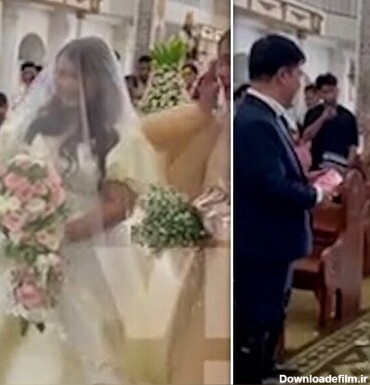 (ویدئو) عروس خانم در سیل آمد/داماد با عروس دریایی اشتباه نگیره یوقت!