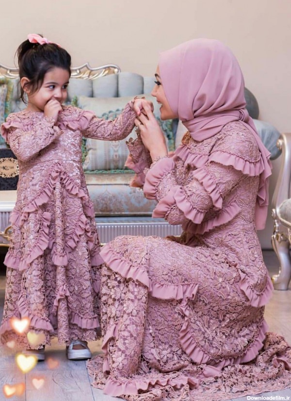 عکس پروفایل مادر دختری با حجاب