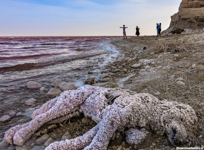 تصاویر| نفس‌های آخر دریاچه ارومیه