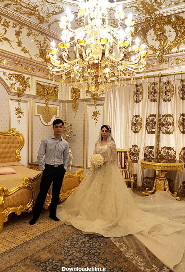 ازدواج افسانه ای دختر 18 ساله با پولدارترین پسر چچن + عکس عروسی