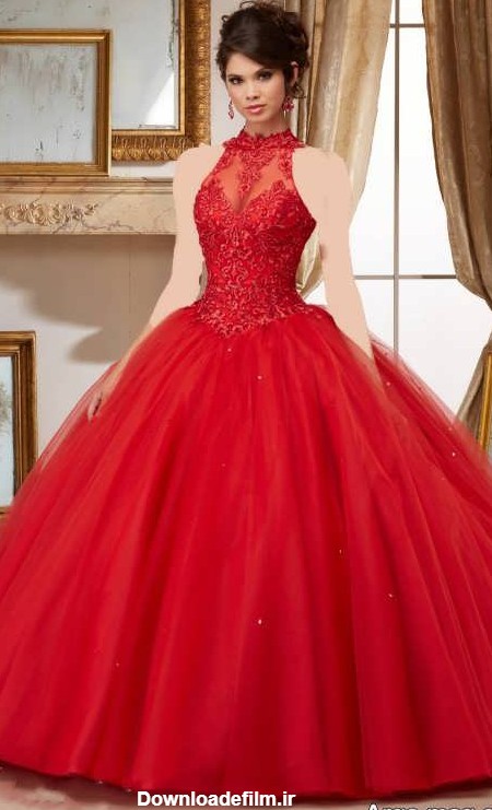 مدل لباس مجلسی پرنسسی شیک با طرح های جذاب دخترانه