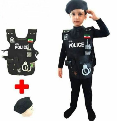 لباس پلیس ضد شورش بچه گانه-میلی جون
