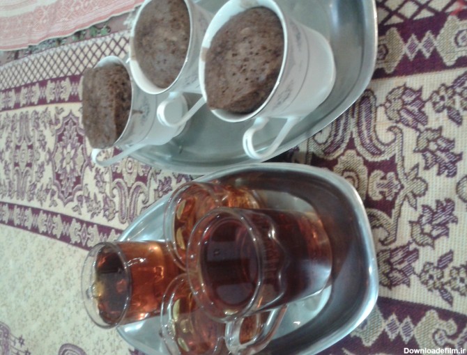 کیک فنجانی چای - عکس ویسگون