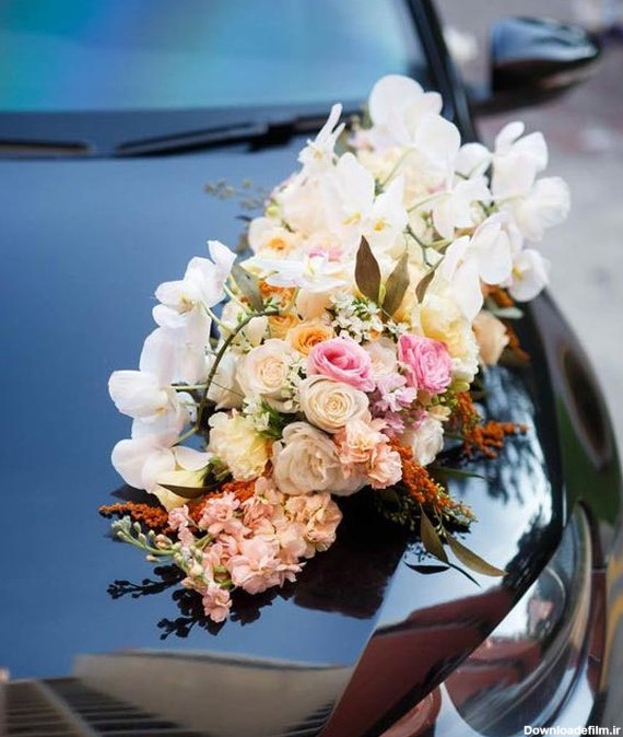 مدل ماشین عروس با گل آرایی بسیار شیک و مد روز - مگسن