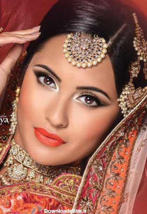 مدل آرایش هندی عروس