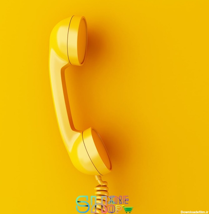 عکس تلفن زرد – فروشگاه گرافیکی شاین