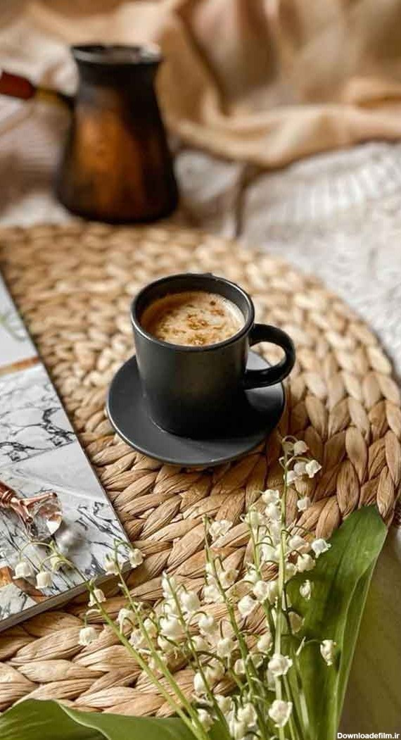 عکس قهوه برای استوری 2023; عکس لیوان قهوه برای استوری - گلین بانو