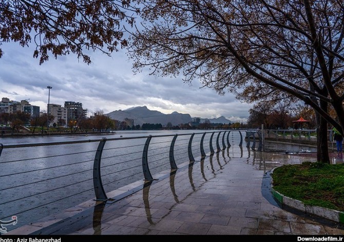 دریاچه کیو خرم آباد در یک روز بارانی- عکس استانها تسنیم | Tasnim