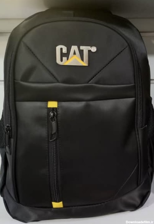 کوله پشتی مدرسه ای CAT مشکی با زیپ افقی Caterpillar