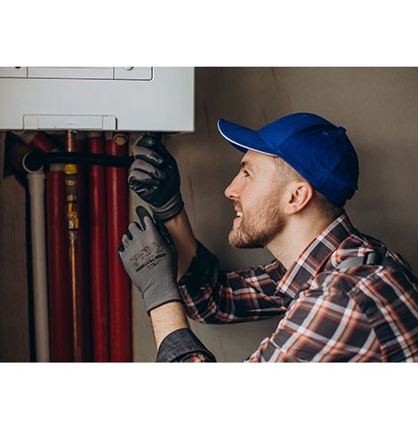 service man adjusting house heating system 1 وکتور نمادگرایی ماه های تولد - عناصر