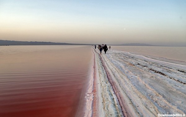 عکس دریاچه نمک کاشان