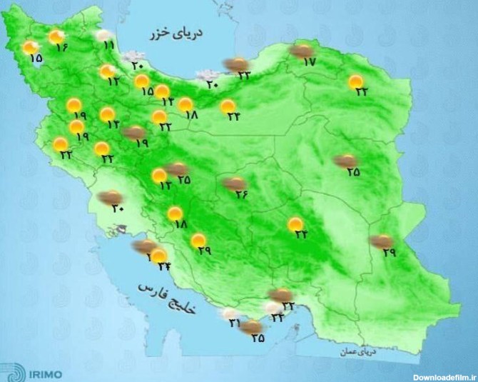 وضعیت آب و هوا، امروز ۱۹ مرداد ۱۴۰۲ / بارش باران در کرمان، سیستان ...
