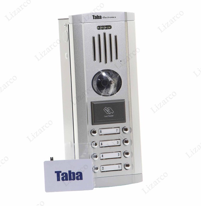 مشخصات، قیمت و خرید پنل آیفون تصویری کارتی 8 واحدی تابا الکترونیک ...