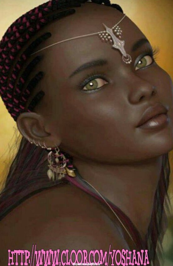 این زیباترین دختر سیاهپوست جهانه.ملکه زیباییه آفریقا جنوب - عکس ویسگون