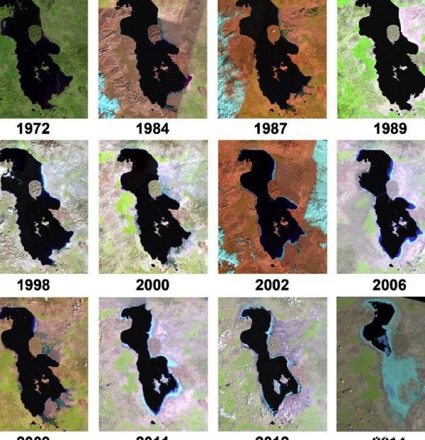 دریاچه ارومیه در گذر زمان