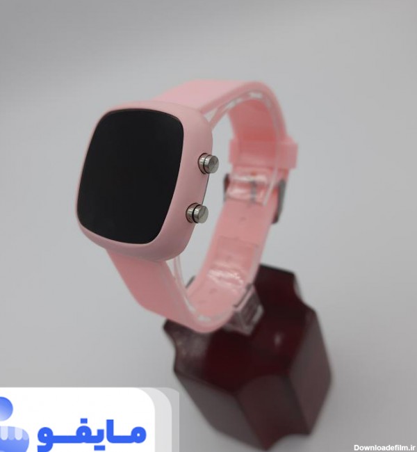 خرید ساعت مچی دخترانه صورتی طرح اپل واچ شیک و جدید LED » فروشگاه مایفو