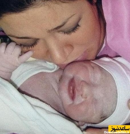 عکسی از اولین روز مادر شدن زیبا بروفه/ چه بچه ناز و دلبری ...