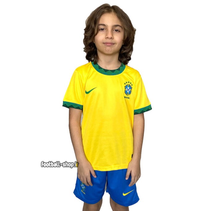 ست بچگانه اول برزیل 2022 اریجینال +A-نایکی