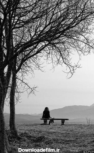 عکس تنهایی و غم بدون متن