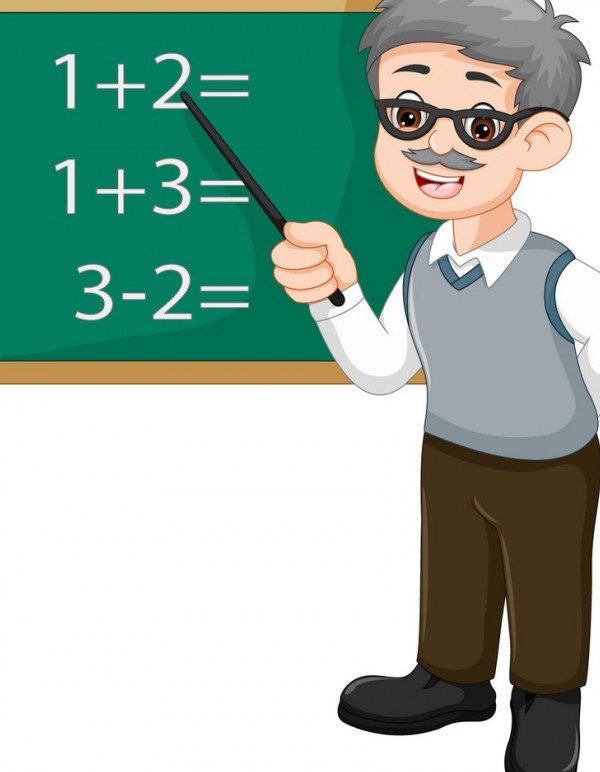 عکس کارتونی معلم ریاضی