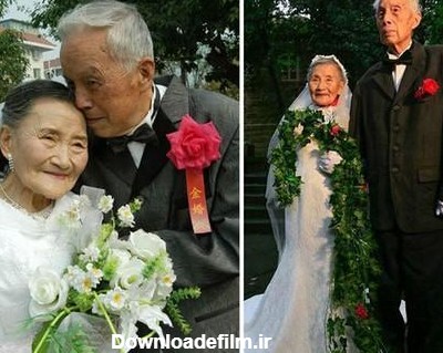 بازسازی جالب عکس ازدواج این زوج پیر (عکس)
