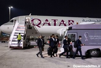 عکس| ورود تیم ملی ایران به قطر