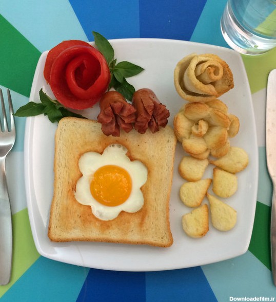 عکس صبحانه سلامت زیبا