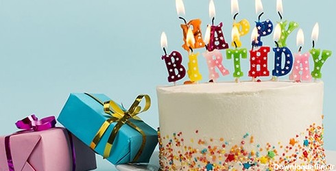 تصویر کیک با شمع تولد و کادو | فری پیک ایرانی | پیک فری | وکتور ...