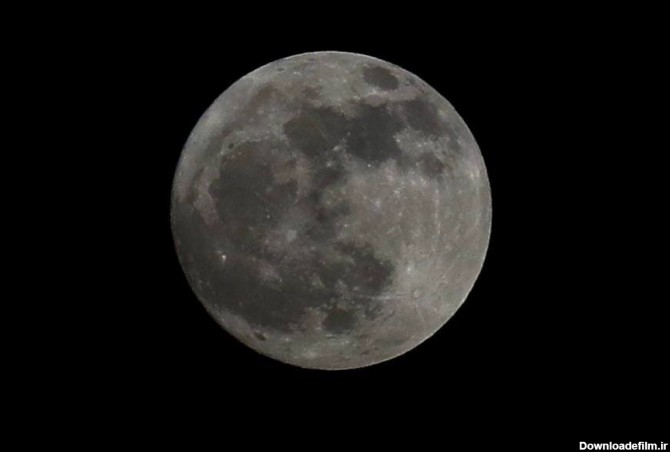 قرص استثنایی ماه در آسمان تهران / عکس