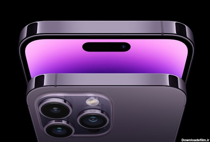 نمای نزدیک حفره کپسولی آیفون ۱۴ پرو مکس اپل و iPhone 14 Pro